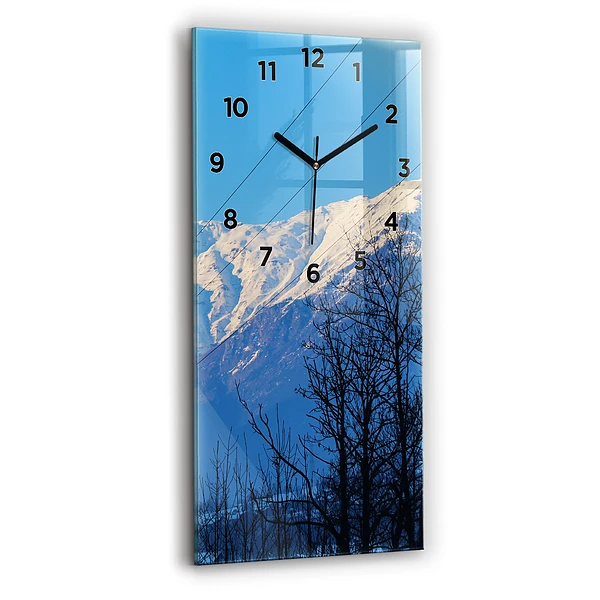Vertikale Uhr mit motiv Aussicht auf die Berge