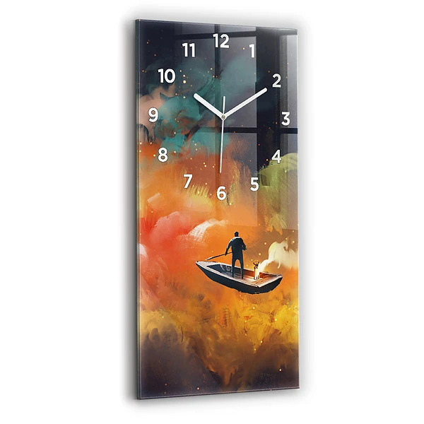 Vertikale Uhr Abstraktes Bild