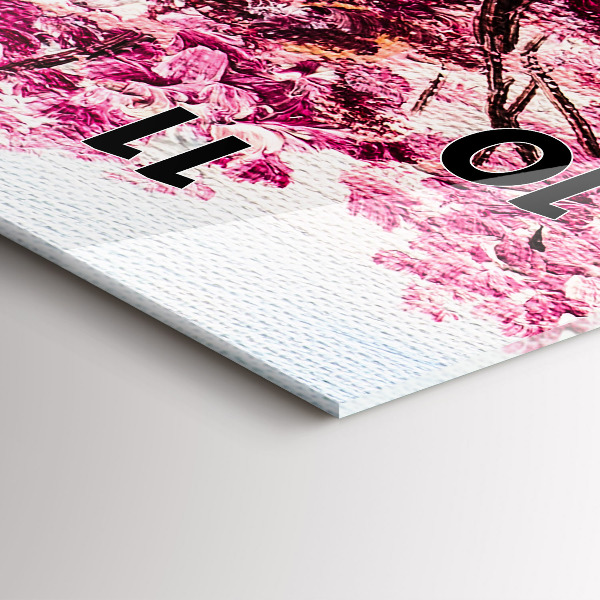 Vertikale Uhr Baum-Mosaik