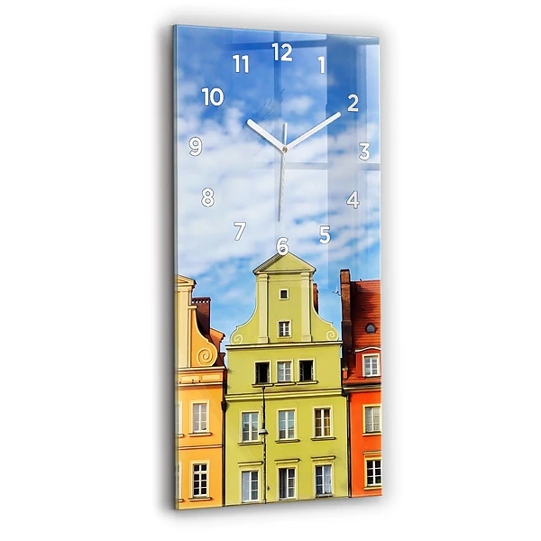 Vertikale Uhr mit motiv Breslau - Alte Stadt