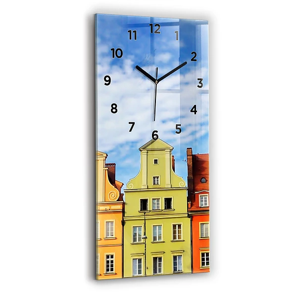 Vertikale Uhr mit motiv Breslau - Alte Stadt