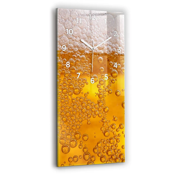 Vertikale Uhr Bier