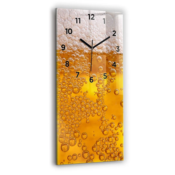 Vertikale Uhr Bier
