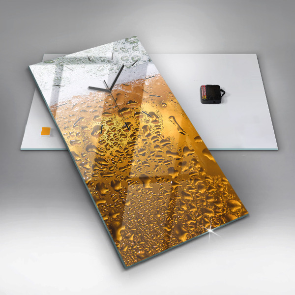 Vertikale Uhr mit motiv Bierkrug