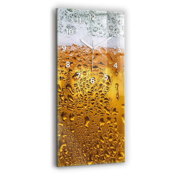 Vertikale Uhr mit motiv Bierkrug