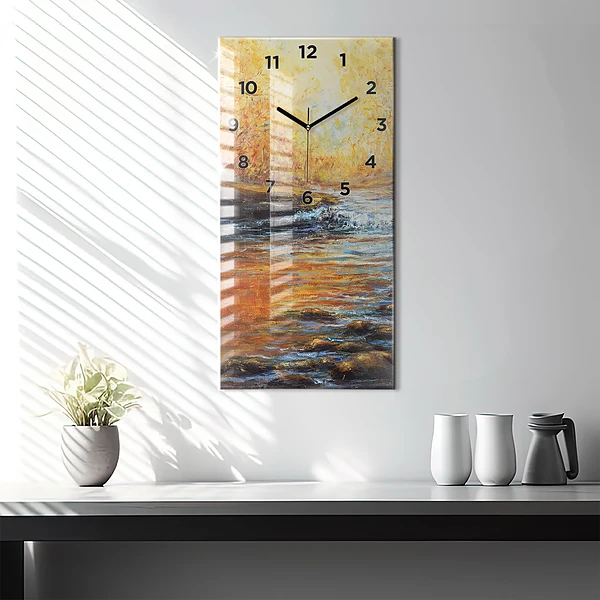 Vertikale Uhr Schöne Kunst