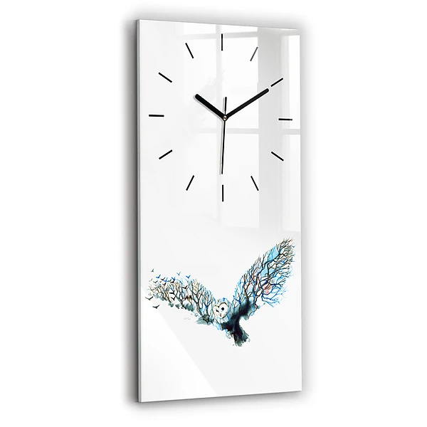 Vertikale Uhr mit motiv Freiheit und die Natur der Vögel
