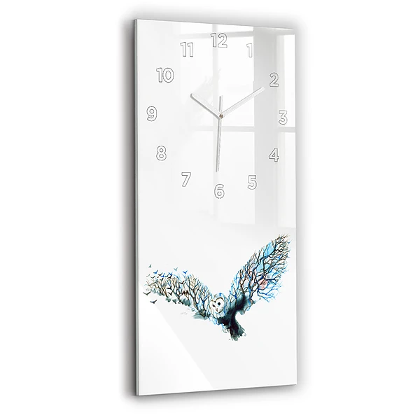 Vertikale Uhr mit motiv Freiheit und die Natur der Vögel