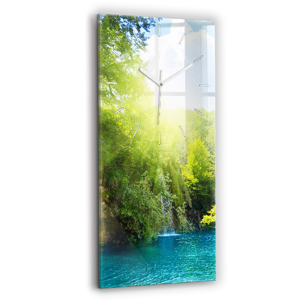 Vertikale Uhr Lagunenlandschaft