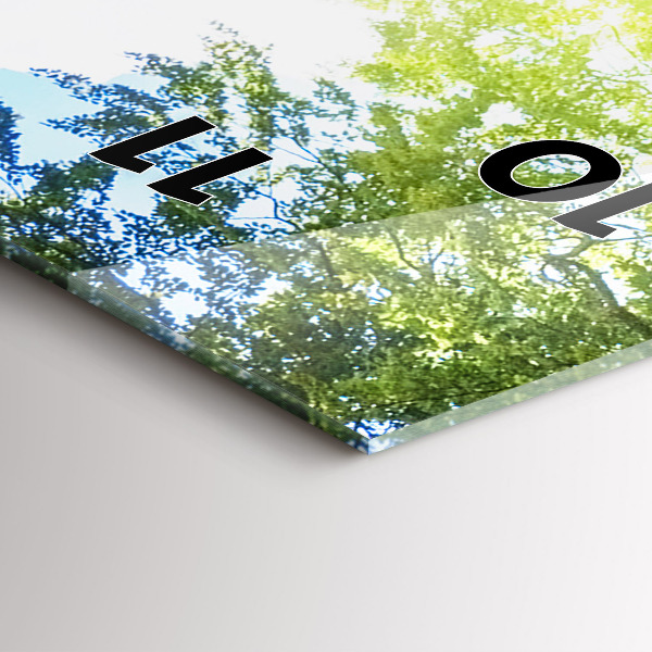 Vertikale Uhr Lagunenlandschaft