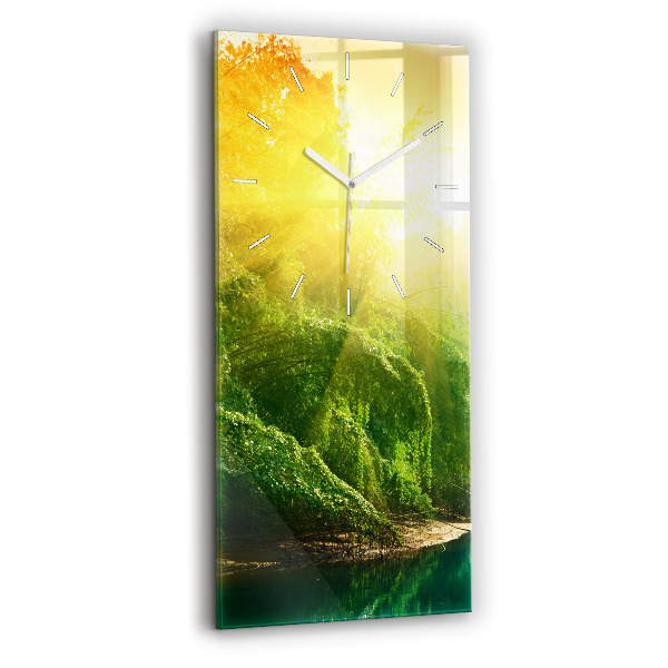 Vertikale Uhr mit motiv Friedliche Natur