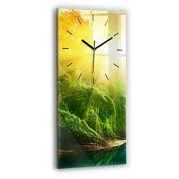 Vertikale Uhr mit motiv Friedliche Natur