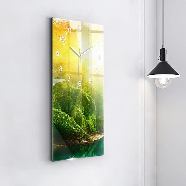 Vertikale Uhr mit motiv Friedliche Natur