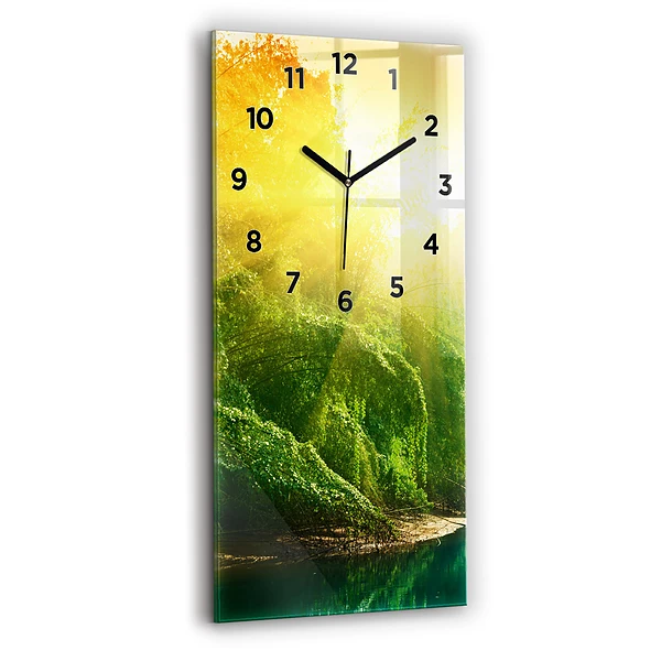 Vertikale Uhr mit motiv Friedliche Natur