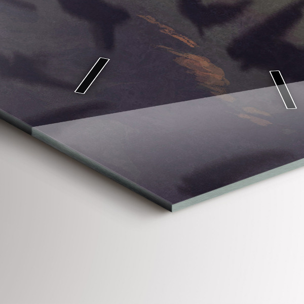 Vertikale Uhr mit motiv Konzert am Strand