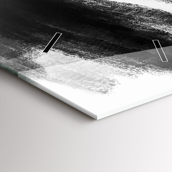 Vertikale Uhr Frau in Schwarz und Weiß