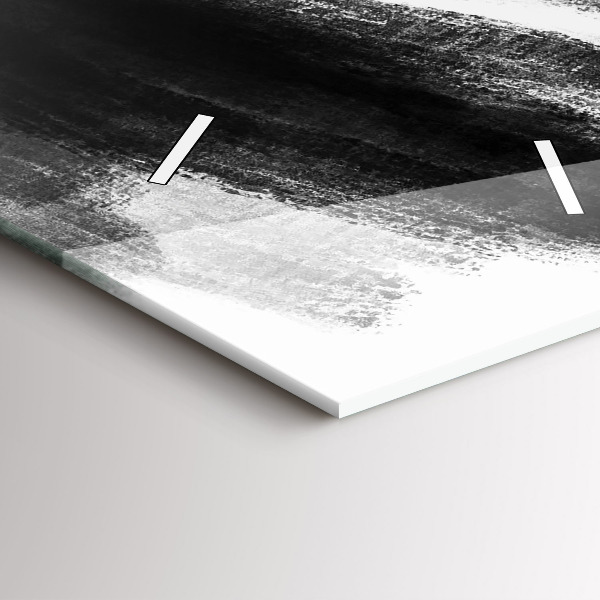 Vertikale Uhr Frau in Schwarz und Weiß