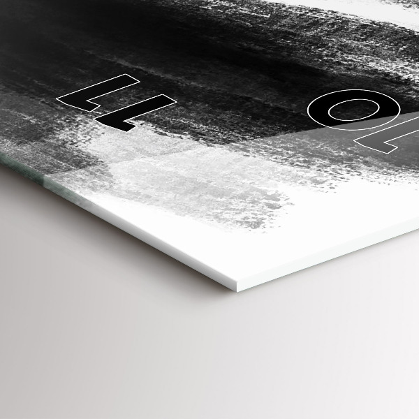 Vertikale Uhr Frau in Schwarz und Weiß