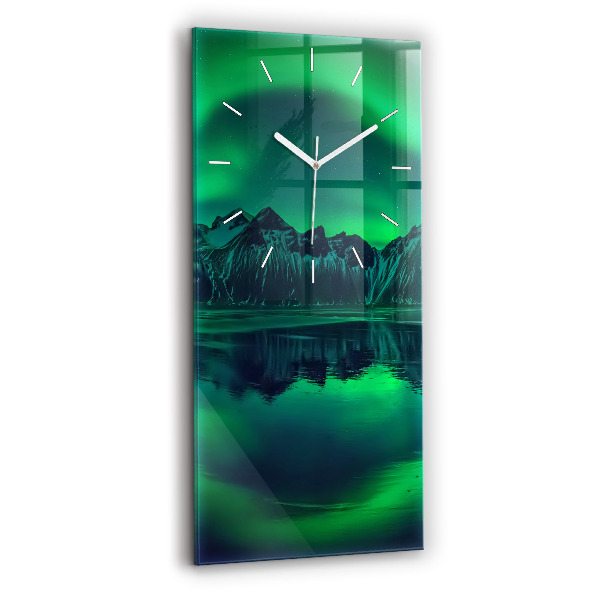 Vertikale Uhr Aurora borealis