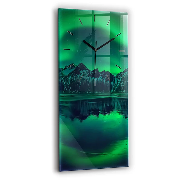 Vertikale Uhr Aurora borealis