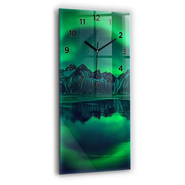 Vertikale Uhr Aurora borealis