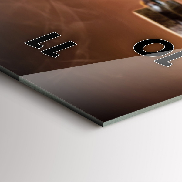 Vertikale Uhr Kulinarisches Herz von Italien