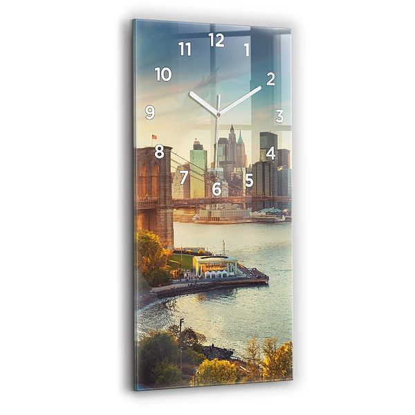 Vertikale Uhr New York Manhattan