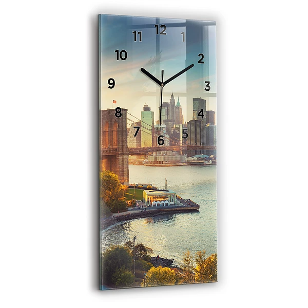 Vertikale Uhr New York Manhattan