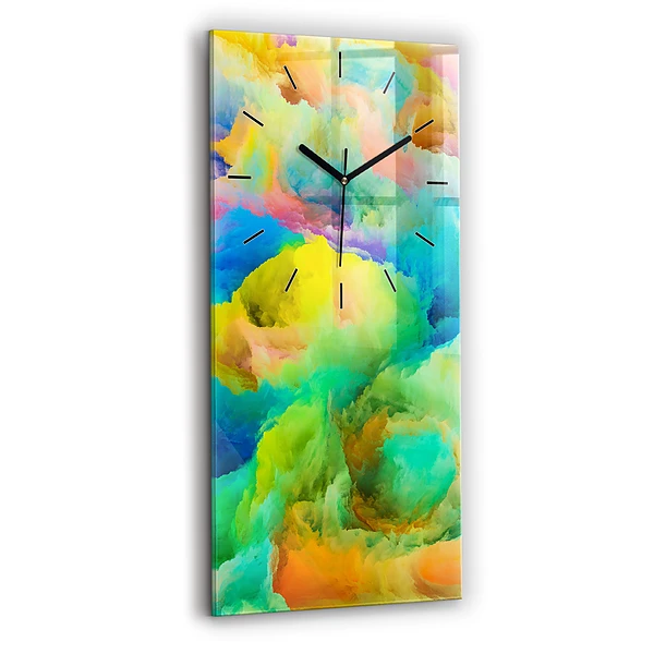 Vertikale Uhr mit motiv Fraktale Textur