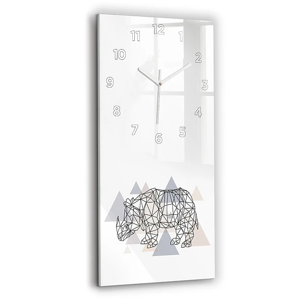 Vertikale Uhr Geometrisches Muster