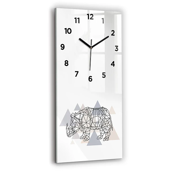 Vertikale Uhr Geometrisches Muster
