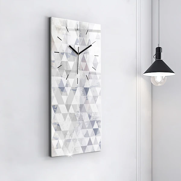 Vertikale Uhr mit motiv Geometrisches Muster