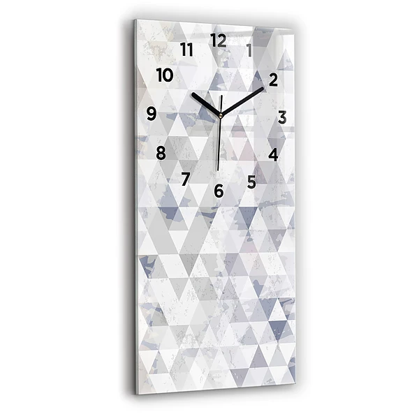 Vertikale Uhr mit motiv Geometrisches Muster