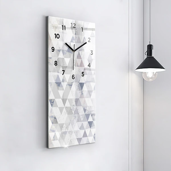 Vertikale Uhr mit motiv Geometrisches Muster