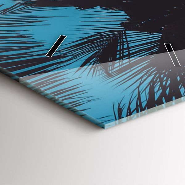 Vertikale Uhr mit motiv Surfen am Strand