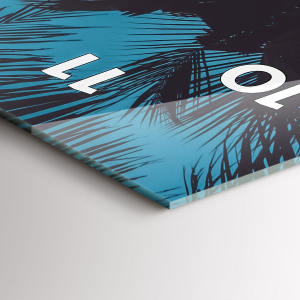 Vertikale Uhr mit motiv Surfen am Strand