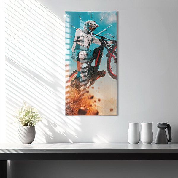 Vertikale Uhr Stuntman und Adrenalin