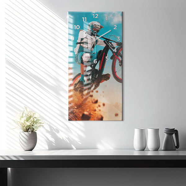 Vertikale Uhr Stuntman und Adrenalin