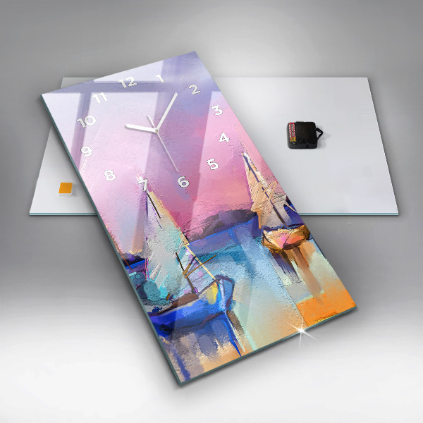 Vertikale Uhr Meereslandschaft