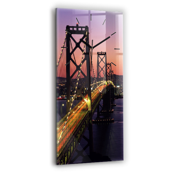 Vertikale Uhr mit motiv Sonnenuntergang in den USA