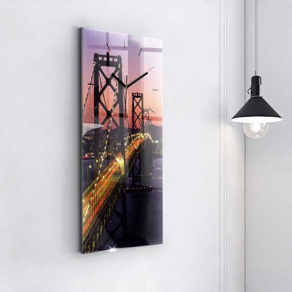 Vertikale Uhr mit motiv Sonnenuntergang in den USA