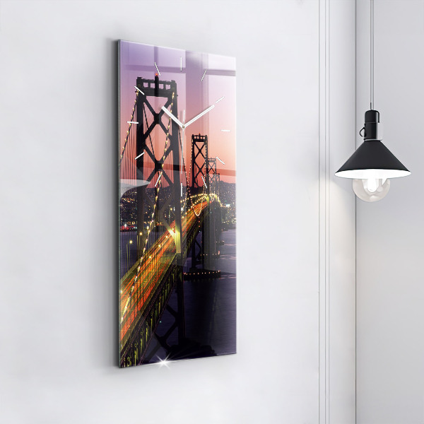 Vertikale Uhr mit motiv Sonnenuntergang in den USA