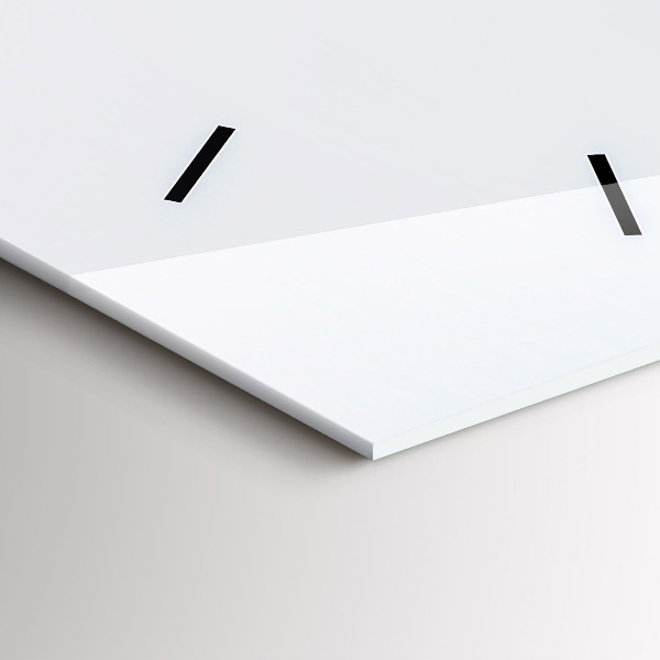 Vertikale Uhr mit motiv Fliegende Insel Wasserfall