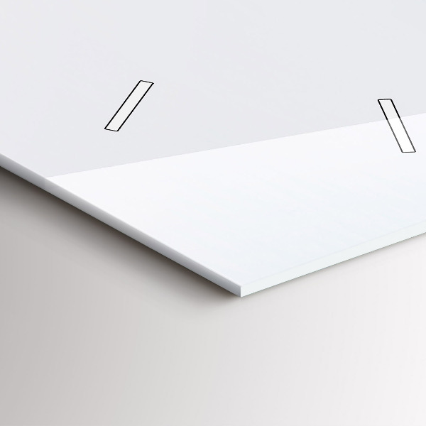 Vertikale Uhr mit motiv Fliegende Insel Wasserfall