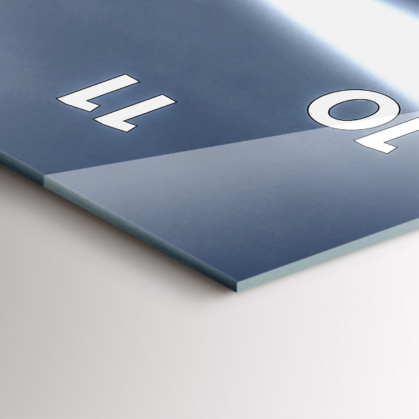 Vertikale Uhr Leuchtturm