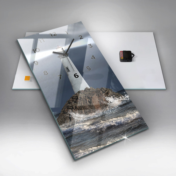 Vertikale Uhr Leuchtturm