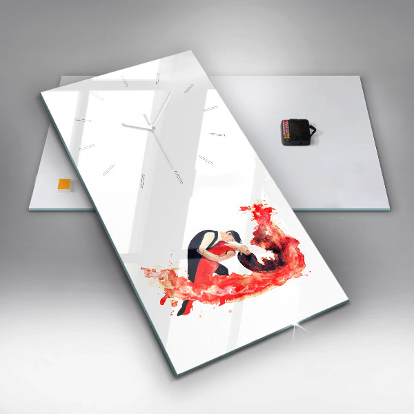 Vertikale Uhr Emotionaler sinnlicher Tango