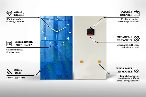 Vertikale Uhr Schweizer Uhr