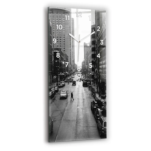 Vertikale Uhr Straßen in Chicago