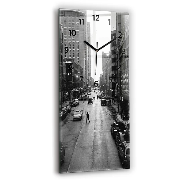 Vertikale Uhr Straßen in Chicago